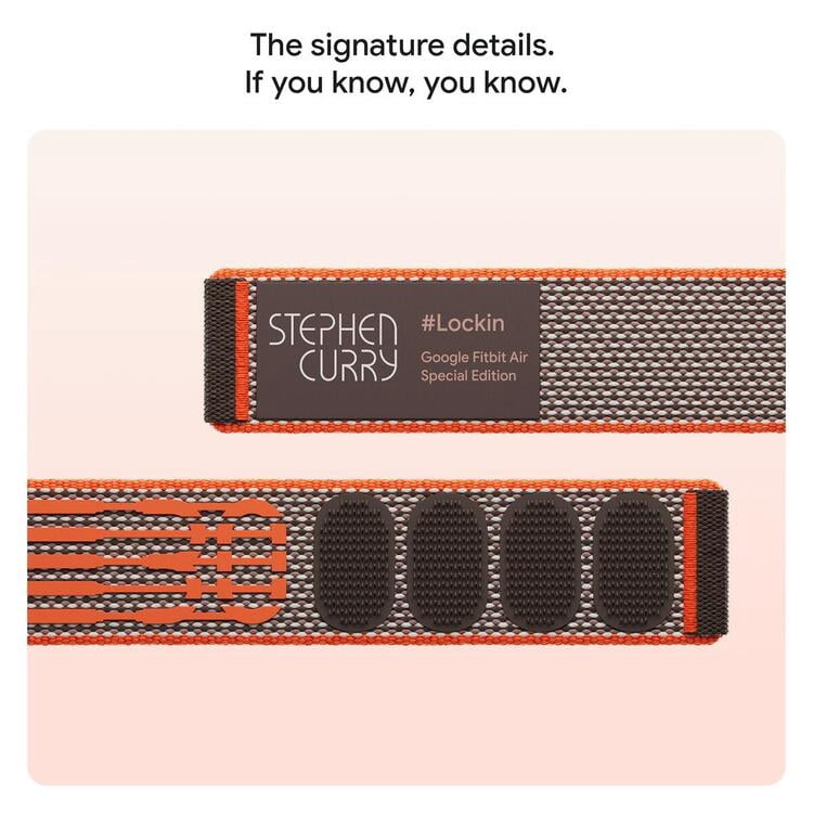 Google Fitbit Air Special Edition Stephen Curry