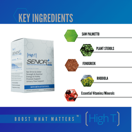 High T - Senior Beta Prostate Testosterone Booster (90 ct)