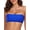 Royal Blue, variant on Women’s Black Strapless Bikini Top Tie Back Lace Up Bandeau Bikini Swimsuits for Women Sexy Bathing Suit Top Only