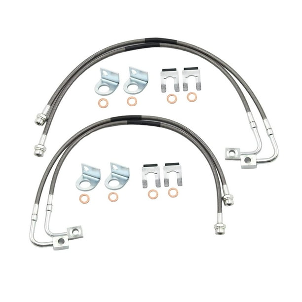 Reemplazo de conductos de freno delanteros y traseros 89716 Metal Rendimiento de freno mejorado Accesorios automotrices para JK