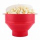 thumbnail image 2 of Silicone Popcorn Bowl - Micro Popcorn Bowl - Collapsible Red - Kitchen Gadget, 2 of 5