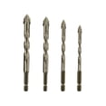 thumbnail image 1 of High Hardness Four Flute Sawtooth Eccentric Drill Bit Set Multifunctional Skewed Head Design for Wood Metal, 1 of 2