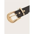 thumbnail image 4 of YooGuoGuo Women's Studded PU Leather Belts Punk Waist Buckle Belt, 4 of 4