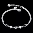 thumbnail image 3 of QQTDFG Alloy Love Heart Wing Bracelet Anti-allergic Wrist Chain Fashion Bangle Woman-C, 3 of 9