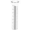 thumbnail image 1 of 2 Pcs Professional Rain Gauge Tube Practical Glass Rain Measuring Cylinder, 1 of 3