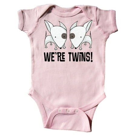 

Inktastic Twins Cute Puppy Outfit Gift Baby Boy or Baby Girl Bodysuit
