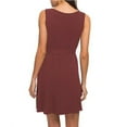 thumbnail image 5 of HIMIWAY Summer Dresses for Women 2023 Women's Fashion Summer Mini Sleeveless V-neck Cross Hollowed Out with Belt Dress Pink XL, 5 of 7