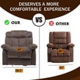 thumbnail image 2 of Aukfa Power Lift Recliner Chair Deep Seat Recliners with Infinite Position for Elderly Living Room, Brown, 2 of 10