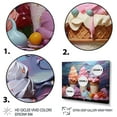 thumbnail image 3 of Designart "Cream Popart Food Ice wall art IV" Food & Beverage Wall Decor, 3 of 5