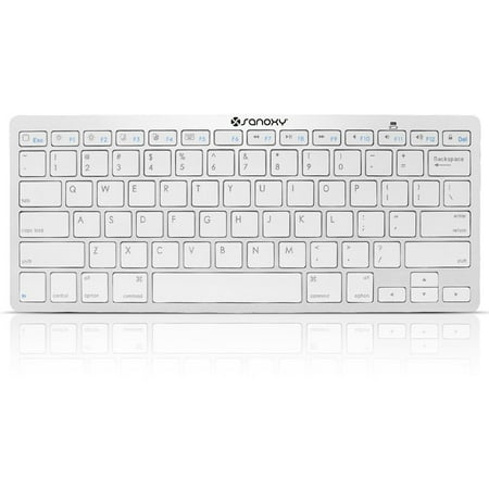 SANOXY Ultra Slim Profile Wireless Bluetooth Keyboard for iOS, Android, Windows and Mac