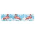 thumbnail image 3 of MKHERT Pink Flamingoes and Leaves Table Runner for Kitchen Wedding Party Home Decor 16x72 inch, 3 of 4