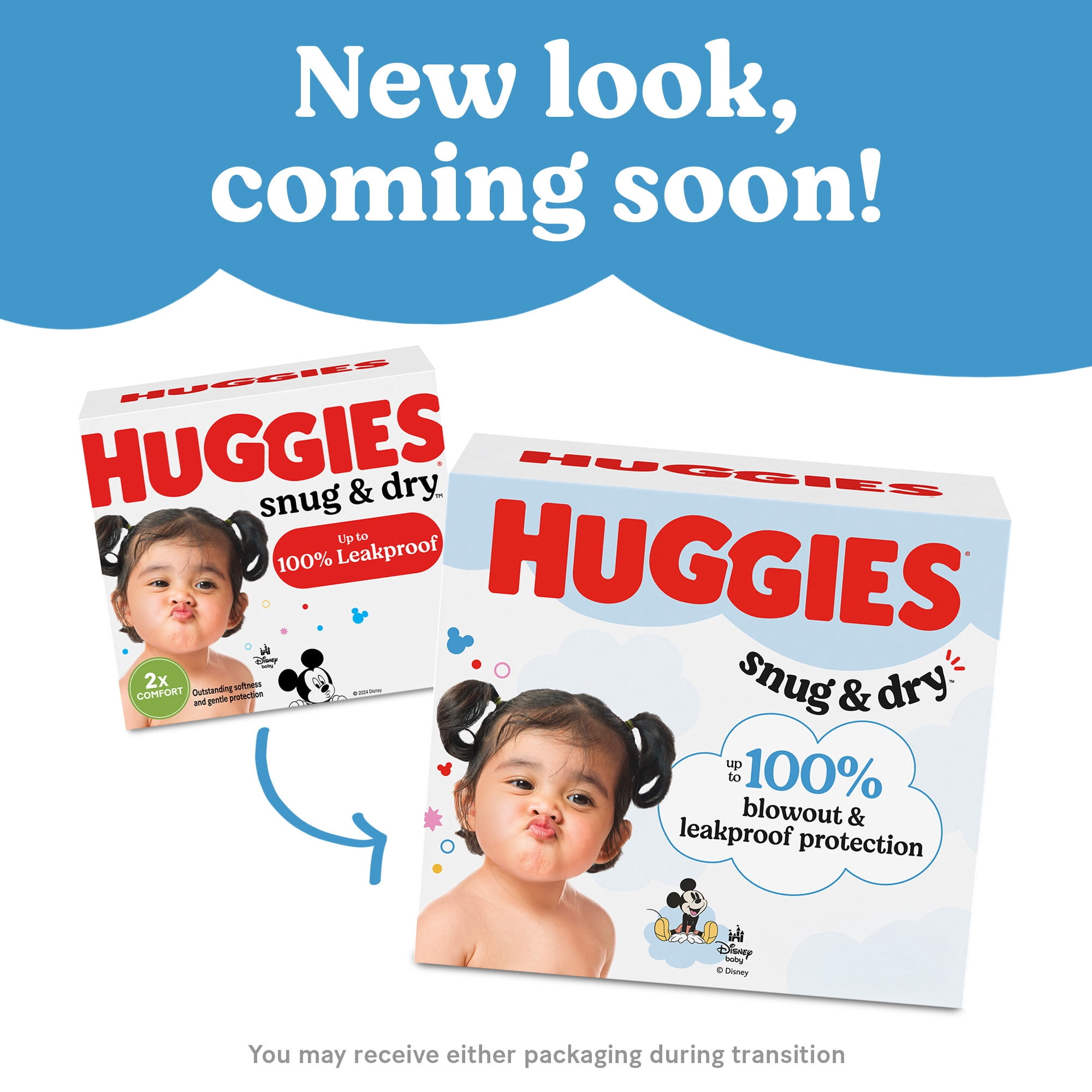 Huggies Snug & Dry Baby Diapers, Size 2 (12-18 lbs), 100 Ct (Select for More)