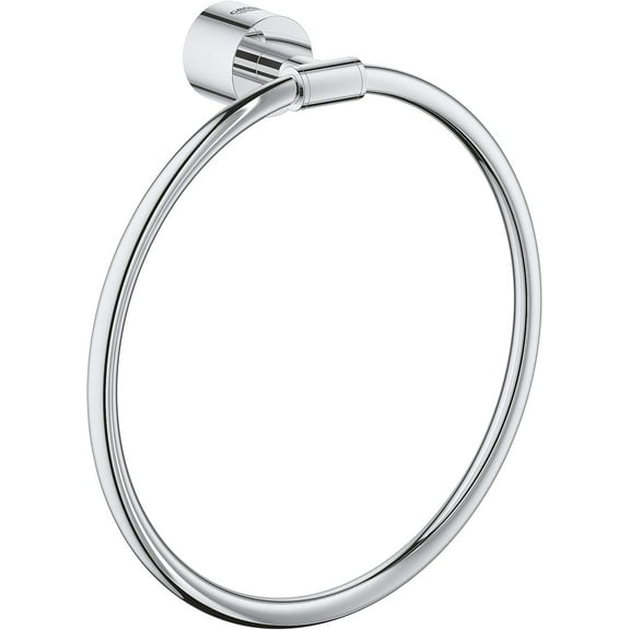 GROHE 40307003 Atrio, Towel Ring Starlight Chrome, 21.0 x 21.0 x 5.5 cm