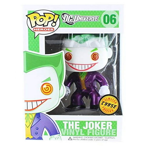 Funko DC Universe POP! Heroes The Joker Vinyl Figure #06 [Metallic Chase]