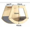 thumbnail image 4 of Repisas para Gatos Pared, Muebles de Pino con Casas y Rascador, Ahorro de Espacio para Gatos Activos y Grandes, Fácil de Instalar, Ideal para Hogares Pequeños y Grandes, 4 of 6