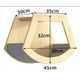 thumbnail image 4 of Repisas para Gatos Pared, Muebles de Pino con Casas y Rascador, Ahorro de Espacio para Gatos Activos y Grandes, Fácil de Instalar, Ideal para Hogares Pequeños y Grandes, 4 of 6