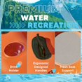thumbnail image 3 of Sunlite Sports River Raft Inflatable 53 Inch, Heavy Duty Water Float to Lounge Above Lake and River, Outdoor Water Tube Sport Fun, Recreational Use, (Pissed Off Peter Angry Bear), 3 of 5