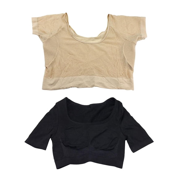2x Yoga Vest Underarm Armpit Absorb Sweat For Women