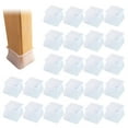 thumbnail image 1 of Bangcool 24PCS Chair Leg Cap Square Scratch-proof Chair Leg Protector Furniture Pad, 1 of 9