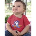 thumbnail image 2 of Cute Bird Riding Airplane  T-Shirt Infant -Image by Shutterstock,  6 Months, 2 of 4
