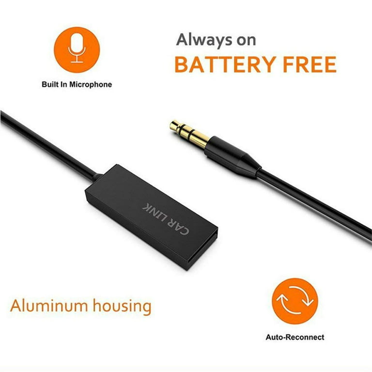 Wireless USB Mini Bluetooth Aux Stereo Car Adapter Receiver at Rs 150, Car  Product in New Delhi