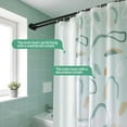 thumbnail image 2 of Double Shower Curtain Rod 28 to 75 Inches Elegant Double Shower Rod Adjustable Wall Mounted Double Shower Curtain Pole for Bathroom (Black, 28 to 75"), 2 of 14
