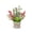 B, variant on Kojanyu Mini Artificial Christmas Arrangement, Small Potted Centerpiece with Red Berries, Tabletop Holiday Decor for Home Party Mantel.