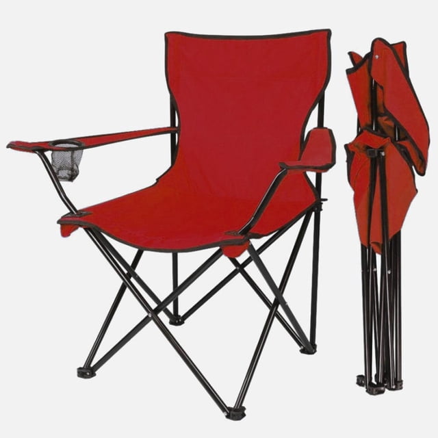 Silla Playera CJR Plegable Rojo