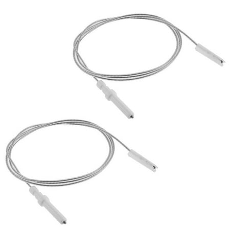 

2pcs Gas Cooker Range Stove Part Ignition Electrode Plug 900mm Ignition Wire
