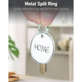thumbnail image 4 of 100 Pack Key Tags 1.5 Inch Round Key Chain Tags Writable White Paper Labels with Metal Edges and Split Rings Sturdy Lightweight Key Item Identifiers, 4 of 4