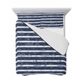 thumbnail image 7 of Quilts Twin-XL Size Bedding Set, Nautical Striped Lightweight Quilted Comforter, Summer Coastal Ocean Navy Blue White Soft Reversible Bedspread Coverlet with Pillow Covers for All Season, 68" x 98", 7 of 7