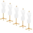 5pcs Doll Dress Form Clothes Gown Display Supports Small Mannequin