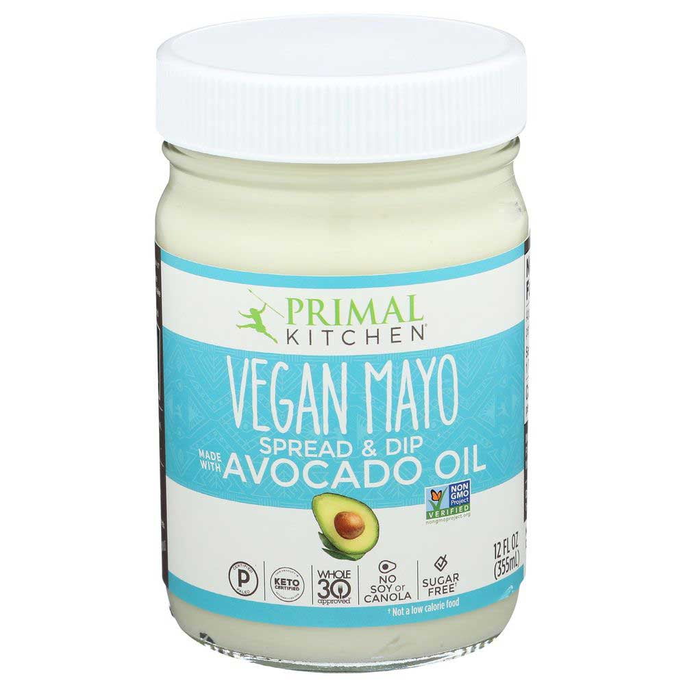 Primal Kitchen Plain Vegan Mayo Spread and Dip Avacado Oil ...