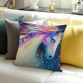 thumbnail image 3 of Cute Unicorn Decorative Throw Pillowcases Kawaii Dreamy Soft for Purple Cases, 3 of 5