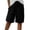 A2 Black, variant on Outfmvch Women's Linen Shorts Culottes for Women Culotte Shorts Pleated High Waist High Waisted Gauze Shorts for Women Plus Size Linen Shorts Black S-4XL