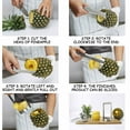thumbnail image 4 of 430 Stainless Steel Pineapple Peeler Cutter Tool with Efficient Core Extractor for Easy Fruit Preparation, 4 of 5
