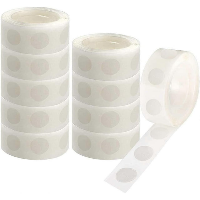 1000pcs Glue Point Clear Balloon Glue Removable Adhesive Dots Double Sided Dots of Glue Tape for Balloons Party or Wedding Decoration