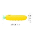 thumbnail image 4 of Silicone Pineapple Pencil Holder - Washable,Portable,Spacious,for Stationery & Makeup, 4 of 8