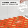 thumbnail image 5 of Lsque tortilla tacos Pattern Drying Mat for Kitchen Counter, 18x24 Inch Ultra Absorbent Home Dish Drainer Mats Plate Holder, 5 of 7