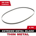 thumbnail image 2 of Milwaukee 3-Pack Extreme Thin Metal Compact Band Saw Blades, 2 of 4