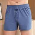 thumbnail image 1 of Ropa interior para hombre, pantalones de flecha, pantalones de pijama de algodón para el hogar, holgados, finos, transpirables, bóxer de cintura alta para hombre, 1 of 5