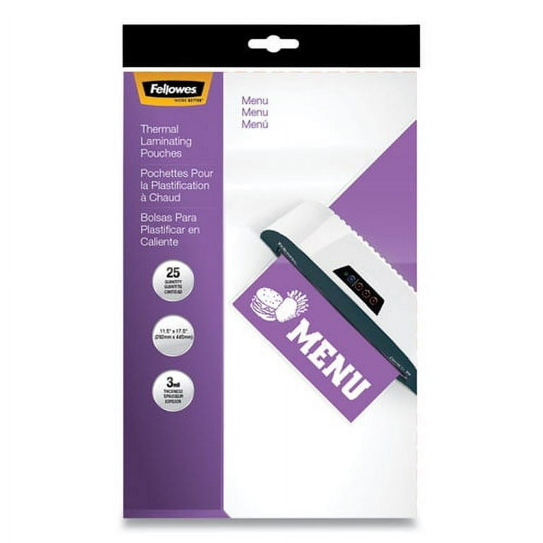 Laminating Pouches, 3 mil, 12 Laminating Pouches, 3 mil, 12