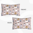 thumbnail image 2 of Daiia Cute Hand Drawn Bear Bedding Waterproof Pillow Protector Zippered Queen – Bed Bug Proof Pillow Encasement-14"x20", 2 of 6