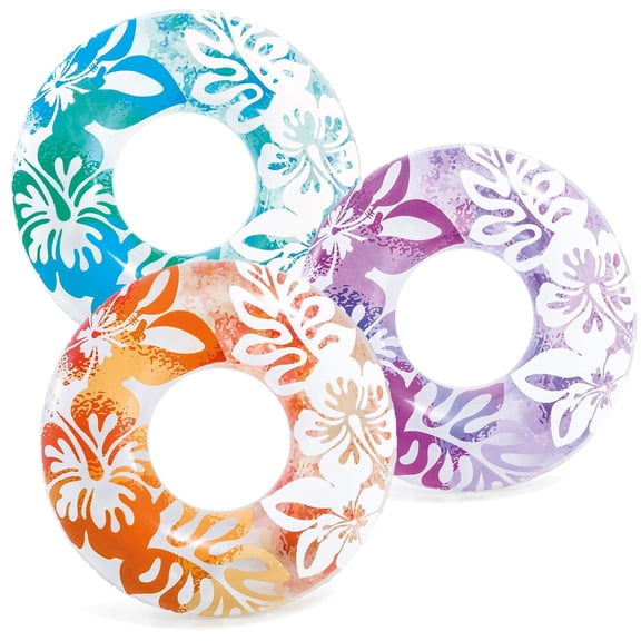 Intex - Pack of 3- 36" Transparent Hibiscus Tubes  Colors May Vary