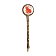 thumbnail image 1 of Año de Tiger animal China Zodiaco Rojo EsES Broche de metal retro, 1 of 3