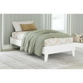 thumbnail image 2 of Signature Design by Ashley Hallityn Twin Platform Bed in Matte White Finish, 2 of 8