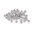 thumbnail image 1 of Unique Bargains M4 Métrique 304 Acier Inoxydable Hexagone Hexagone Écrou Ton Argent 50 Pcs, 1 of 1