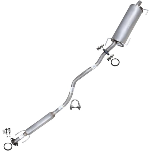 Northeastern Exhaust Resonator & Muffler System Fits 2007-2012 Nissan Versa Hatchback 1.8L - Direct Fit | Stainless Steel Complete System