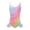 Multicolour, variant on Shadoumai Girls One Piece Swimsuit Size 10-12 Gingham Ruffle Tankini Sets Quick Drying Tropical Print Ruffle Bathing Suit Swimwear Shorts and Skirt Removable Chest Pad