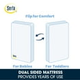 Serta Sertapedic Moongaze 5inch Dual Sided Standard Baby Crib & Toddler Mattress Sustainably